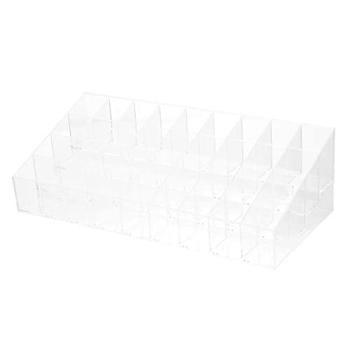 minkissy Kosmetik-aufbewahrungskoffer Lipgloss-organizer Tragbarer Make-up-koffer Für Schlafzimmer Desktop-aufbewahrungsbox von minkissy