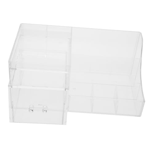 minkissy Make-up-aufbewahrungshalter Desktop-Make-up-Organizer Elegante Eitelkeit von minkissy