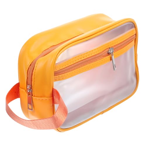 minkissy Make-up-Organizer-Tasche Zahnpastabeutel Kosmetik-Reisetasche Sporttasche Fürs Fitnessstudio Wäschebeutel Strandorganisator Kosmetikkoffer Reisen Pu Tragbar Kind Make-up-Box von minkissy