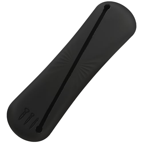 minkissy Make-up-Pinsel-silikon-hülle Kosmetik Bausatz Tasche Schminkhalter Machen Bürsten Make-up-pinseletui Lippenstift Make-up-pinselhalter-Organizer Reise-Make-up-Pinsel Kieselgel Black von minkissy