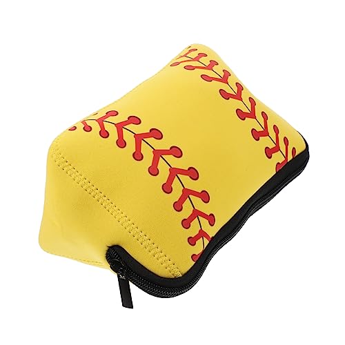 minkissy Make-up-Tasche Baseball-kulturtasche Reise-Kosmetiktasche Multifunktions-grifftasche Reißverschlusstasche Für Damen Und Herren Tragbare Aufbewahrungstasche 1 Stück Gelbe Tasche minkissy Make-up-Tasche Baseball-kulturtasche Reise-Kosmetiktasche Multifunktions-grifftasche Reißverschlusstasche Für Damen Und Herren Tragbare Aufbewahrungstasche 1 Stück Gelbe Tasche von minkissy