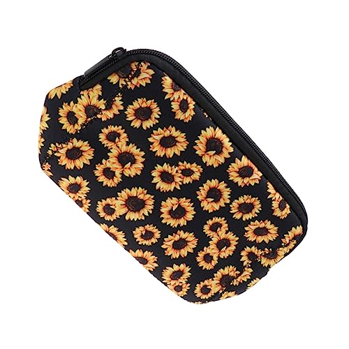 minkissy Make-up-Tasche Mit Kreativem Sonnenblumen-Druck Und Großzügig Reise-kulturbeutel Für Kosmetika Toilettenartikel Und Alltagsgegenstände Perfekter Organizer Für Reisen Und von minkissy