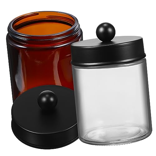 minkissy 2stücke -wattepad-organizer Mit Deckel Bad-zubehör Kompakte Aufbewahrungsboxen Für Make-up-wattepads Und Kleinteile Langlebig Und Platzsparend von minkissy