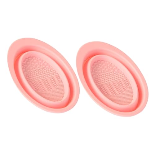 minkissy Make-up-tool-reiniger – 2-teilige Pinsel-spülmatte – Pinselreiniger Aus Silikon – Sanft Zu Den Pinseln – Ideales Für Mädchen von minkissy