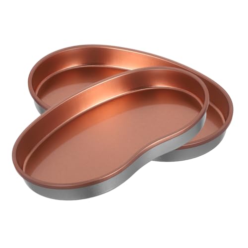 minkissy 2stücke Edelstahltabletts Für Nagelwerkzeughalter Serviertablett Aus Metall Organizer Für Nagelzubehör Allzwecktablett Für Küche Und Beauty-tools von minkissy