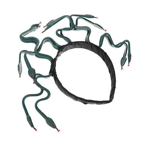 minkissy Schlangenkopf Kopfschmuck Medusa Schlangenkopf Party Cosplay Kopfschmuck Halloween von minkissy