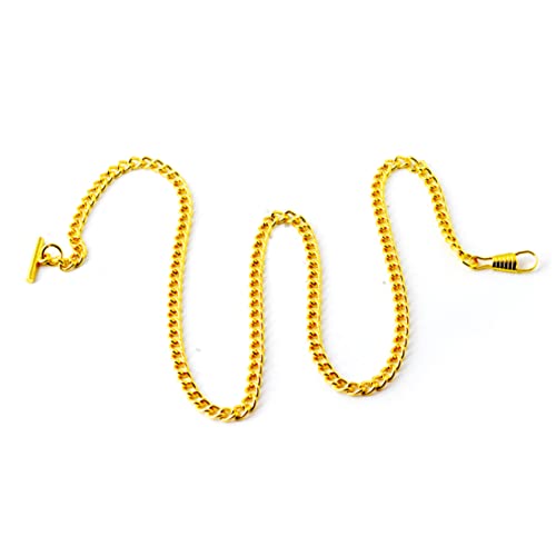 minkissy Metall-taschenuhrkette Lang Vintage-Stil Mit T-Steg-Schnalle Für Männer Und Frauen Als Uhrenhalter Taschenschmuck Und Schlüsselanhänger Geeignet von minkissy