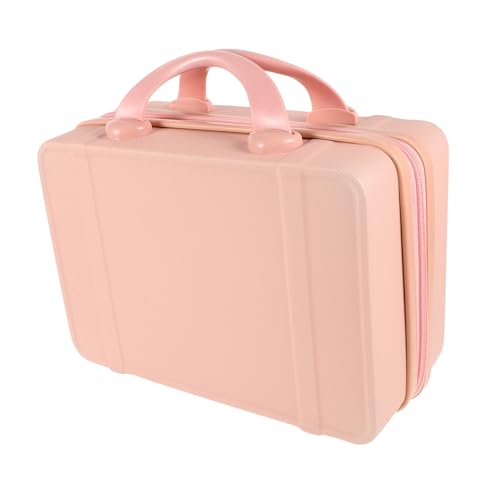 minkissy Kosmetik Koffer Mit Hartschalen Tragbarer Mini Make-up Koffer Reise Kosmetikkoffer Großer Kapazität Make-up Organizer Praktisch Für Damen Make-up Und Schmuck Aufbewahrung von minkissy