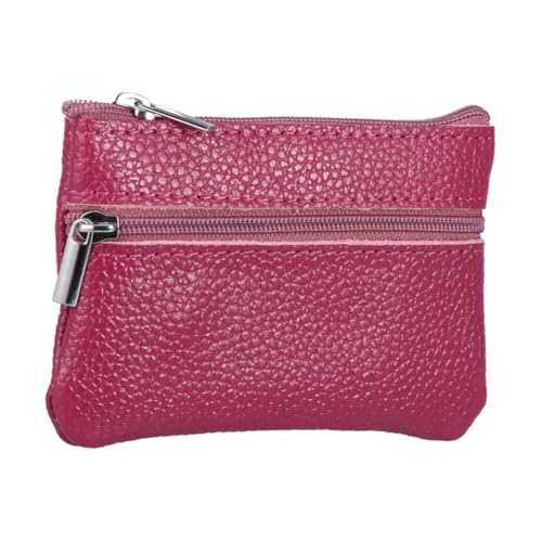 minkissy Mini Münzbörse Damen Kleiner Reißverschluss Geldbeutel für Coins Scheine Quittungen für Schule Shopping Alltag von minkissy