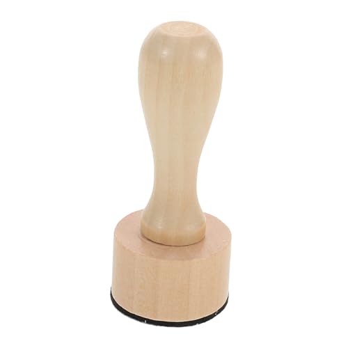 minkissy Mini Nail Print Stamper Set mit Holzgriff Fusselfreie Reinigungspads Schützender Nagelpflege Stempel Vielseitig für Professionelle und Private Maniküre Hautschonend Stabiler Griff von minkissy