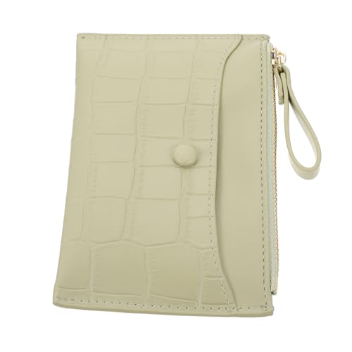 minkissy Mini Zipper Geldbörse PU Geldbörse für Münzen und Karten Multifunktionale Leichte und Umweltfreundliche Geldtasche mit Separatem Fach für Täglichen Gebrauch und Outdoor Aktivitäten von minkissy