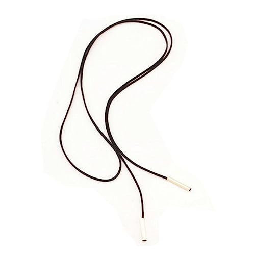 minkissy Minimalistische Lange Kette für Damen im Punk Gothic Schwarze Halskette Hochwertigem Material Leicht Tragbar von minkissy