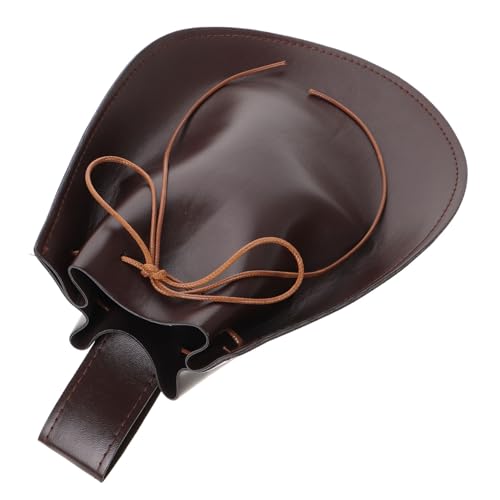 minkissy Mittelalterlicher Rucksack Renaissance-gürteltasche -geldbörse Für Herren Piraten-hüfttasche Kleine Kordeltasche Für Cosplay Und Halloween Braun von minkissy