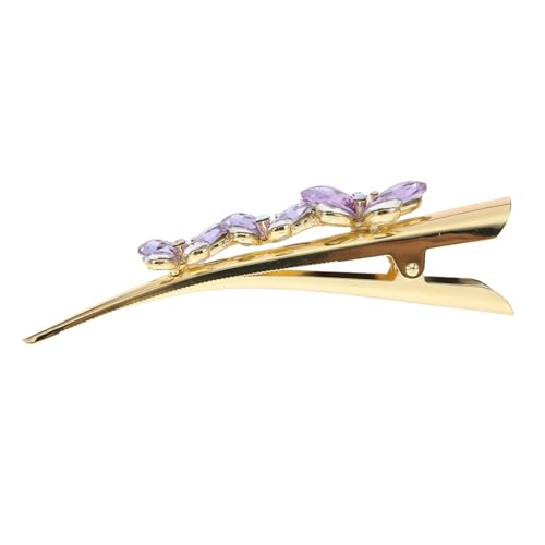 minkissy Mode Haarnadel Funkelnden Schmetterling Haar Clip Strass Haarspange Frauen Mädchen Dekorative Haar Zubehör von minkissy