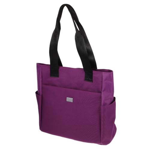 minkissy Modische Damen Canvas Tote Bag Große Kapazität Langlebig Oxfort Vielseitige Handtasche Für Arbeit Freizeit Strand Alltag von minkissy