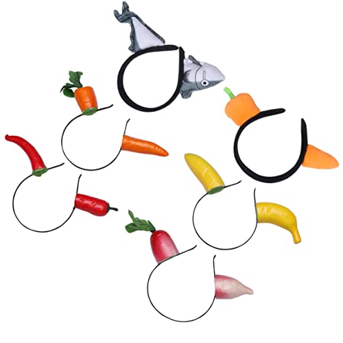 minkissy 6stücke Haarreifen Aus Hochwertigem Material Leicht Und Bequem Mit Lustigem Design Beiden Seiten Als Party-kopfbedeckung Haarband Und Accessoire Für Cosplay Und Performance-events von minkissy