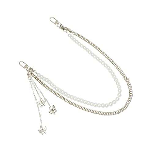 minkissy Multifunktionale Perlen Hüftkette für Damen Jeanskette Verstellbar Hochwertigem für Strandpartys Freizeitaktivitäten Gürtel von minkissy