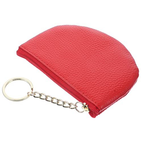 minkissy Kleine Geldbörse Für Damen Mit Reißverschluss Mini-Geldbeutel Mit Schlüsselanhänger Tragbar Und Platzsparend Für Münzen Und Lippenstift von minkissy
