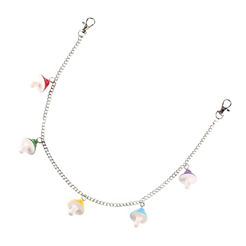 minkissy Pilz Anhänger Hosenkette Für Jeans Geldbörse Gürtel Mode Accessoire Damen Unisex Kette Ketten Für Hosen von minkissy