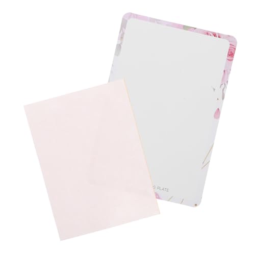 minkissy Nagelbildplatten Aus Edelstahl Für Nailart-stempel Nagelstempelvorlagen Für Einfache Übertragung Wiederverwendbar Und Tragbar Für Verschiedene Anlässe von minkissy