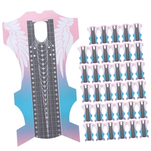 minkissy 100 Stück Nagelverlängerungsform Sticker Nagelführungsaufkleber Für Selbstgemacht Nail Art Langlebige Maniküre Werkzeuge Einfach Zu Verwenden Für Professionellen Und Privaten von minkissy