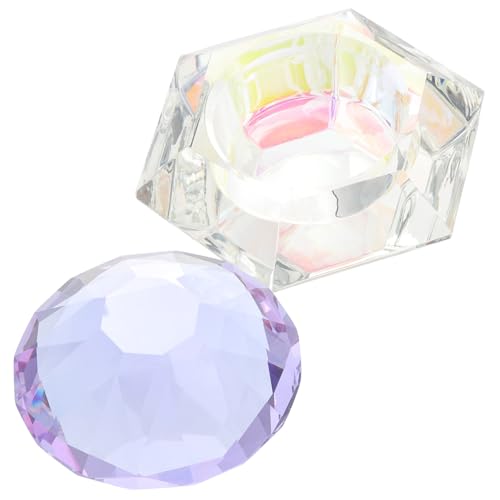 minkissy Nail Art Maniküre Schale Hochtransparentes Mit Deckel Für Flüssigkeit Und Werkzeug Für Professionelle Und -nägel Für Und Mädchen von minkissy