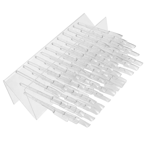 minkissy Nail Polish Display Rack Z Form Kompakt Tragbar für Nagelstudios und Zuhause Organizer für Nagellack Proben Farbkarte Nail Art Zubehör von minkissy