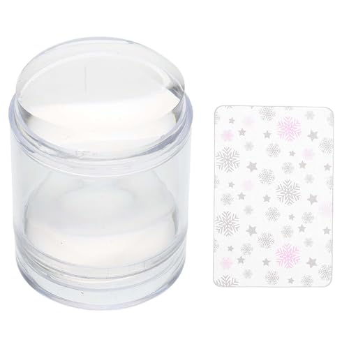 minkissy Nailart-stempelset Silikon-nailart-stempel Mit Französischem Stempel Schmetterlings-nagelstempelplatte Nagellack-stempel Maniküre-werkzeuge Salon-werkzeug von minkissy