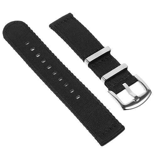 minkissy Nylon Uhrenarmband Schnellwechselbar Strapazierfähig Verstellbar Atmungsaktiv Ersatzarmband für Herren Damen für Reisen von minkissy