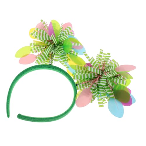 minkissy Osterkopf Bopper Für Kostüme Gestreiftes Pom Pom Stirnband Für Osterparty -dekorationen Fotokabinen Requisiten Für Kinder Und Erwachsene von minkissy