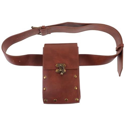 minkissy Outdoor -Mobiltelefonwechseltasche Taille Hüftgurt Geldbeutel Gürteltasche tragen kleine Gürteltasche zarte Gürteltasche Bauchtasche Tasche für Gürtel Pu Brown minkissy Outdoor -Mobiltelefonwechseltasche Taille Hüftgurt Geldbeutel Gürteltasche tragen kleine Gürteltasche zarte Gürteltasche Bauchtasche Tasche für Gürtel Pu Brown von minkissy