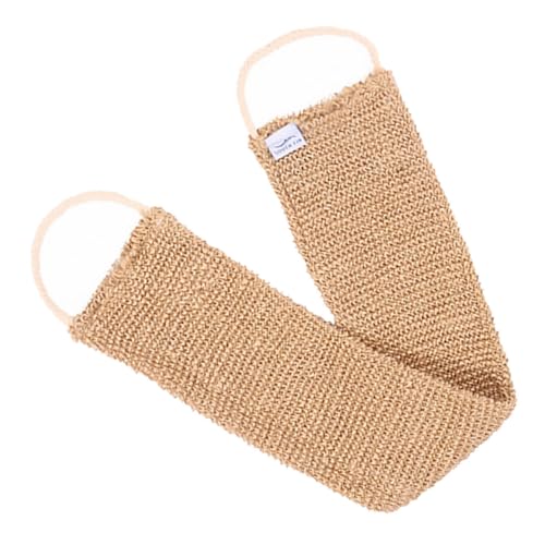 minkissy Peeling-schrubber Aus Ramie Und Jute Badetuch Für Dusche Rückenschrubber Als Badezubehör Platzsparend Und Wiederverwendbar Für Körperreinigung von minkissy