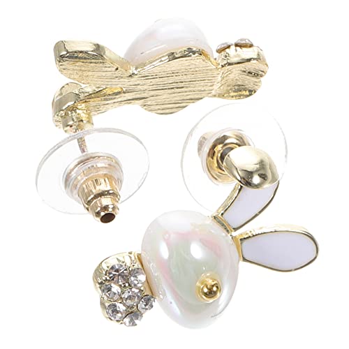 minkissy Kaninchenohrringe Aus Perlmutt Für Damen Modischer Ohrschmuck Als Ostergeschenk Trendige Ohrringe Für Frauen Und Mädchen von minkissy