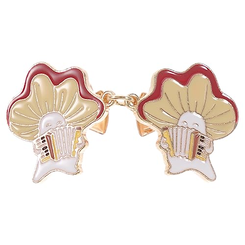 minkissy Pilz Brosche Strickjacken Clip für Damen Niedliches Design Vielseitiger Mantel und Kragenclip Geeignet für Pullover Kleider Schals Geschenkidee für Frauen und Freunde von minkissy