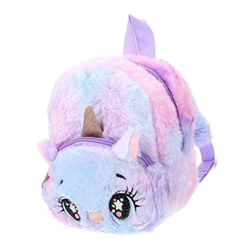 minkissy Plüsch-Einhorn-Rucksack Outdoor-tagesrucksack Tragbar Als Umhängetasche Oder Einkaufstasche Robust Für Mädchen von minkissy