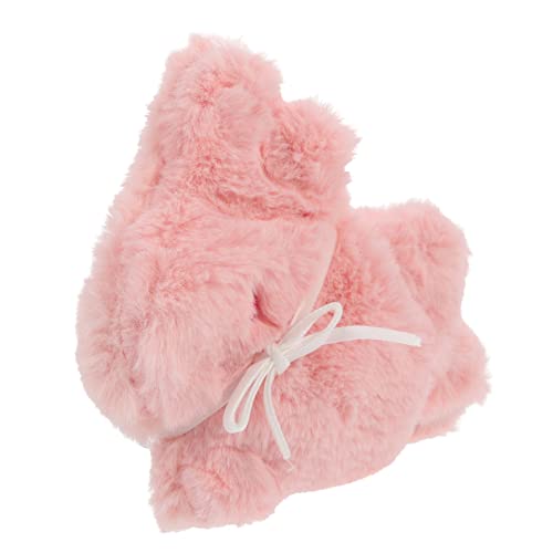 minkissy Plüsch-Häschen-Geldbörse Kartenhalter für Frauen Kartenhülle kleines Kartenetui Karten Tasche Rosa von minkissy