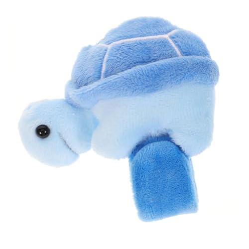 minkissy Plüsch Schnapparmband Schildkröte Weiches Tierkopf Klatscharmband Partyzubehör Leicht Tragbar Hautfreundlich von minkissy