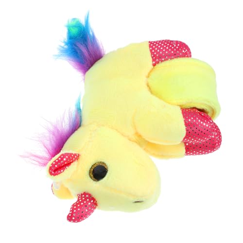 minkissy Plüsch Slap Bracelet Kuscheltier Armband Einhorn Weiches Stuffed Schnapparmband für Partygeschenk Leichtes Freundschaftsarmband mit Sicheren Kanten für Geburtstage und von minkissy