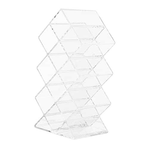 minkissy Acryl-lippenstift-halter Mit Fächern Für Lippenstifte Und Lipgloss Aufbewahrungs-organizer Für Kosmetikartikel Zum Schminktisch Platzsparend Und Robust von minkissy