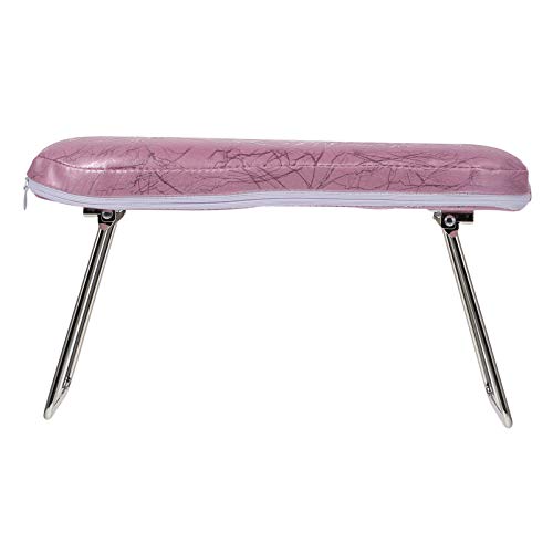 minkissy Nail Art Handauflage Kissen Pu Rutschfestes Armstütz-pad Für Maniküre Für Nagelstudios Und Persönlichen Gebrauch Ergonomisches Design Pfirsichrosa von minkissy