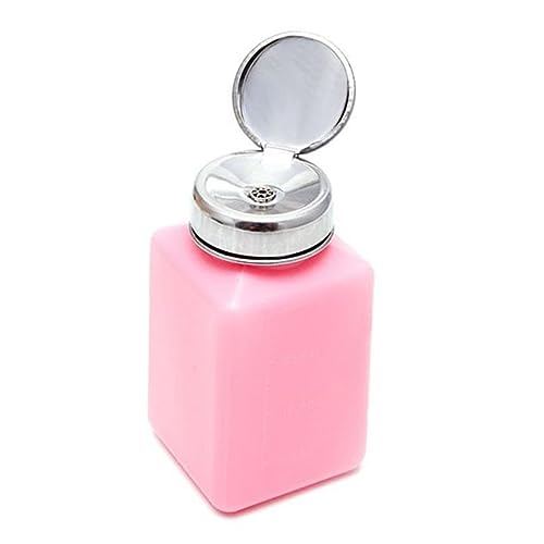 minkissy Pumpflasche Leere Flasche Für Nagellackentferner Make-up-entferner Nailart Zubehör Mit Edelstahlpumpe Und Abdeckung Für Einfache Anwendung Und Aufbewahrung von minkissy