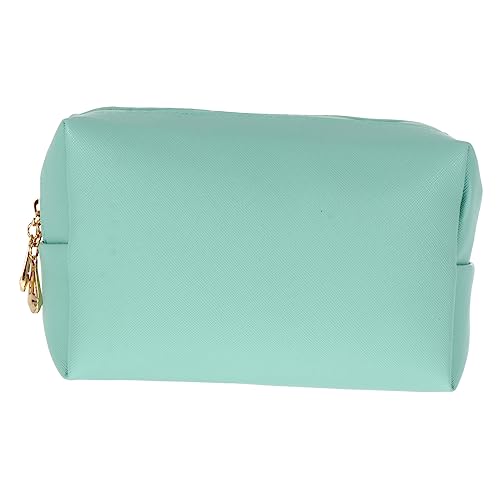 minkissy Schminkbeutel Platz Kreuz-Muster Make-up Tasche Handtasche Frauen Beutel Aufbewahrungstasche Kosmetiktasche Mit Reißverschluss Für Reisen Urlaub Und Alltag von minkissy