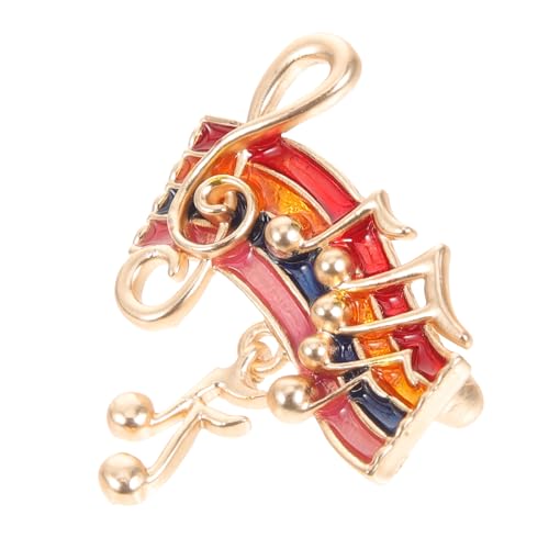 minkissy Regenbogen Musiknote Anstecknadel Kreative Brosche für Anzüge Kleider und Accessoires Hochwertiges Design für zu Weihnachten Geburtstagen und Besonderen Anlässen von minkissy