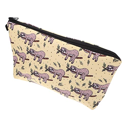 minkissy Reise Kosmetiktasche Sloth-Print Geräumige Und Langlebige Make-up Aufbewahrungstasche Für Damen Für Und von minkissy