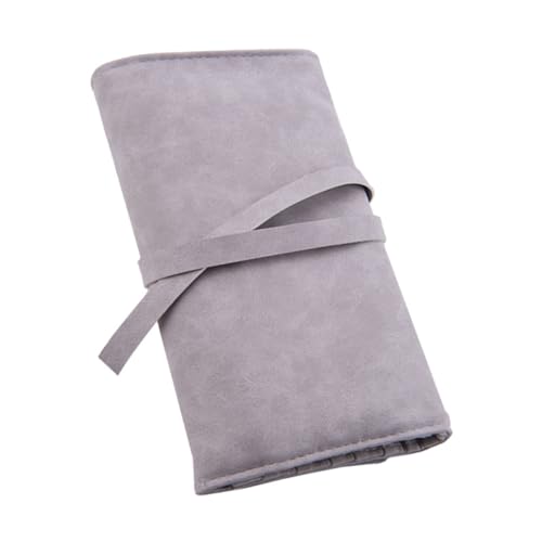 minkissy Reise-Make-up-Tasche Mit Rollkoffer 14 Taschen Make-up-Pinsel-Tasche Organizer von minkissy