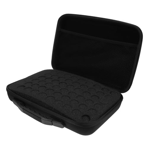 minkissy Essential Oils Aufbewahrungstasche Für Flaschen Tragbare Organizer Für Ätherische Öle Für Reisen Mit Flexiblen Trennwänden Und Sicherem Reißverschluss von minkissy