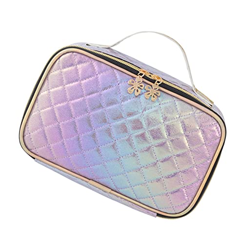 minkissy Reisekosmetiktasche Tragbar Für Damen Schminktasche Mit Guter Aufbewahrungs Und Schutzfunktion Und Modisches Design Leicht Und Bequem Für Reisen Und Alltag von minkissy