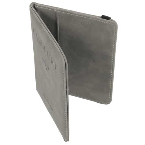 minkissy Reisepasshülle Aus Pu- Dokumententasche Mit Kartenetui Organizer Für Reisepass Bankkarten Kreditkarten Und Ausweise Durch Stabiles Seil von minkissy