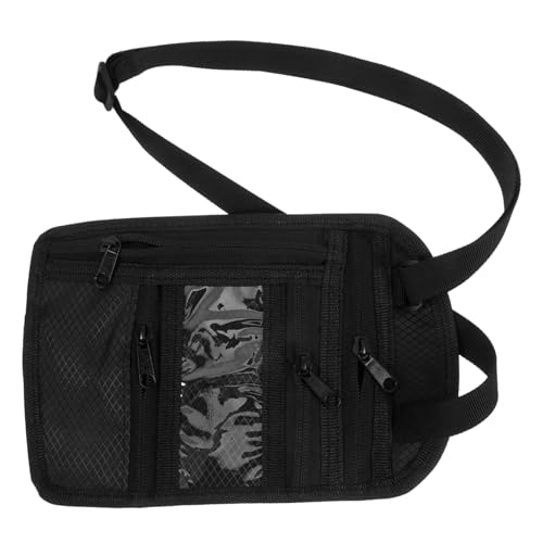 minkissy Kleine Reisetasche Mit Organizer Für Reisedokumente RFID-Schutz Für Reisepass Und Bargeld Tragbar Für Damen Und Herren Geeignet Für Reisen Und Geschäftsreisen von minkissy