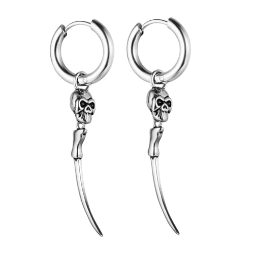 minkissy Ohrschmuck Im Punk-stil Für Männer Stilvolle Ohrringe Langlebig Und Angenehm Zu Tragen Aus Hochwertigem Material Nicht Leicht Zu Rosten Oxidieren von minkissy